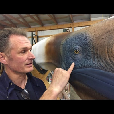 Eye to eye with the Quetzalcoatlus.