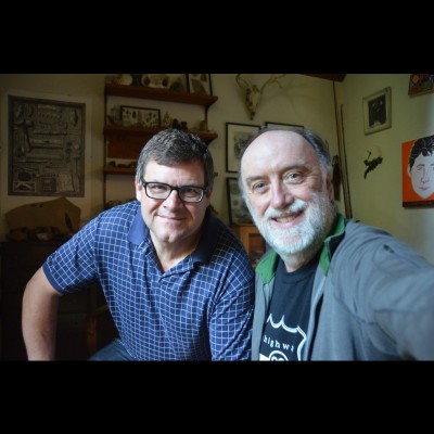 Kirk and Ray in Kirk’s childhood bedroom in Bellevue, Washington.