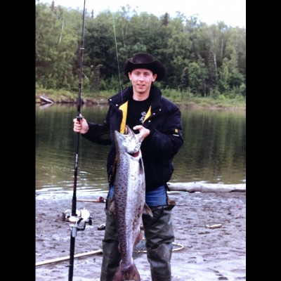 Dave's 48lb King salmon caught in '85