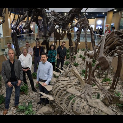 Jingmai with her colleagues, at a conference hosted at the Institute of Vertebrate Paleontology and Paleoanthropology (IVPP) in Beijing.