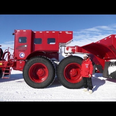 If you were wondering, this is how you get around in Antarctica.
Photo by Megan Whitney.