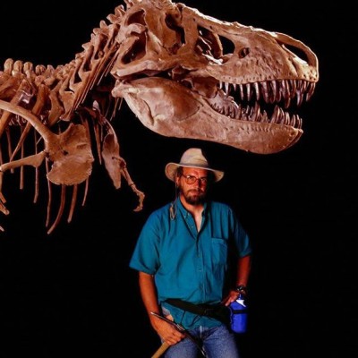 Jack has been the scientific advisor for all the Jurassic Park movies and even has a cameo in Jurassic World!&nbsp; Here is is in 1998.Photo Credit: Louie Psihoyos/Corbis, Smithsonian Magazine