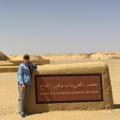 At the Museum of Climate Change in the Western Desert
