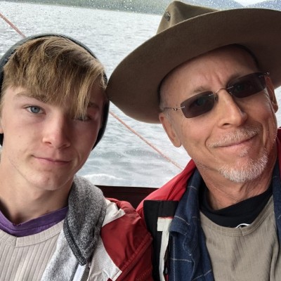 Dave and his son Carson on an excursion to a special little Island in Southeast Alaska.