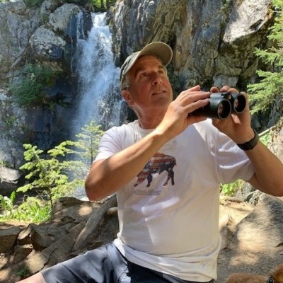 John and his wife Colleen love to hike Spanish Creek in Montana.