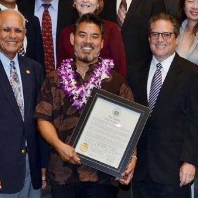 Sam received a special Senate Commendation from the Hawaiʻi State Legislature for his work combining Hawaiian Culture and Conservation a few years ago. Quite an honor!