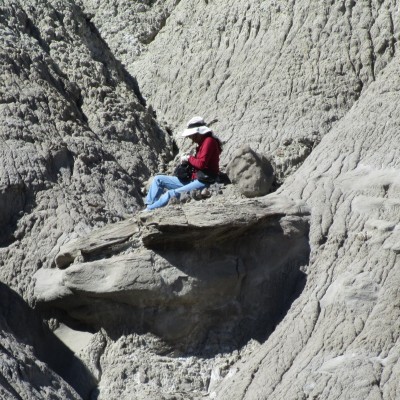 In the field: the Kaiparowits Formation of Southern Utah.