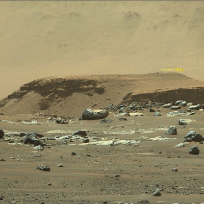 From its landing site, &ldquo;Octavia E. Butler Landing,&rdquo; NASA&rsquo;s Perseverance rover can see a remnant of a fan-shaped deposit of sediments known as a delta with its Mastcam-Z instrument. Scientists believe this delta is what remains of the confluence between an ancient river and a lake at Mars&rsquo; Jezero Crater. Image source: mars.nasa.gov