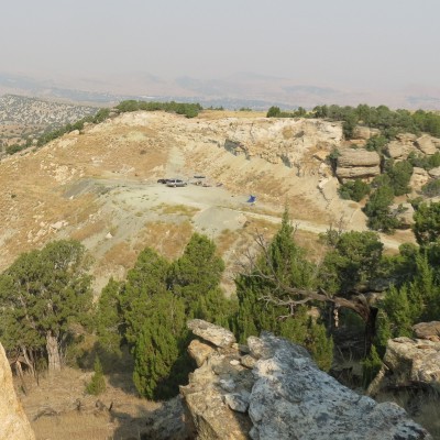 One of the dinosaur sites at the Wyoming Dinosaur Center in 2017.&nbsp;