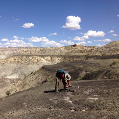 Peter out fossil hunting in the badlands...