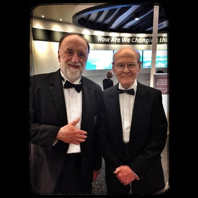 Ray and Jay at the opening of the Deep Hall at the Smithsonian National Museum of Natural History in 2019.