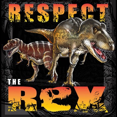 Respect the rex! After listening to this episode you will have no doubt that he is indeed the KING. Art by Ray Troll with design and digital coloring by Memo Jauregui.