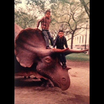 JP and his brother at the Smithsonian in 1969.