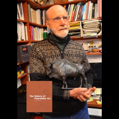 Dale Guthrie, professor emeritus of zoology at the University of Alaska, Fairbanks. This is Ray's portait of Dale in his study with his sculpture of the icae age bison known as Blue Babe. Dale wrote the The Nature of Paleolithic Art, a book that is referred to on this episode.






&nbsp;




&nbsp;









&nbsp;
