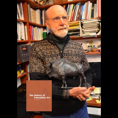 Dale Guthrie, professor emeritus of zoology at the University of Alaska, Fairbanks. This is Ray's portait of Dale in his study with his sculpture of the icae age bison known as Blue Babe. Dale wrote the The Nature of Paleolithic Art, a book that is referred to on this episode.






&nbsp;




&nbsp;









&nbsp;
