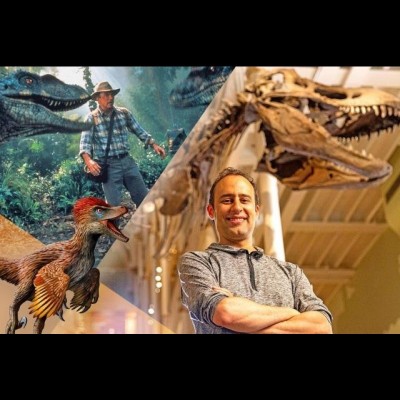 Steve Brusatte was a consultant on Jurassic World Dominion and helped give the dinosaurs a much more modern interpretation.... including feathers!
