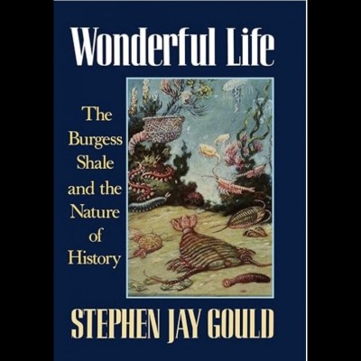 Wonderful Life by Stephen Jay Gould, all about the incredible Cambrian creatures from the Burgess Shale of British Columbia.