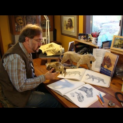 Mark Hallett in his Oregon studio