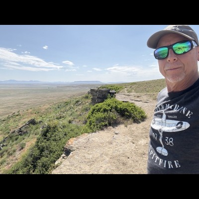 Dave at First Peoples Buffalo Jump