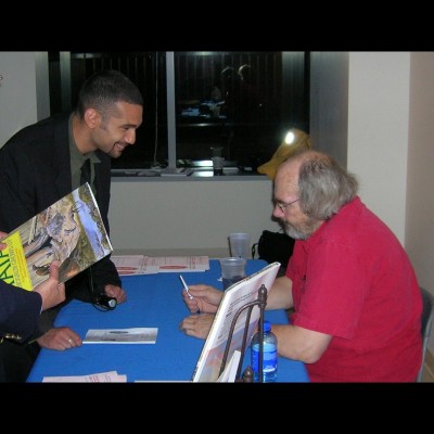John Scannella first meets Jack Horner_May 20 2005 NJ