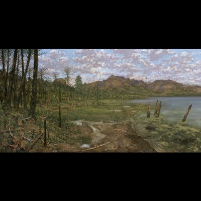 A Devonian lake and forest