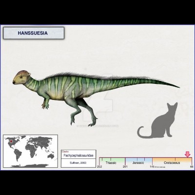Hanssuesia is a genus of pachycephalosaurid dinosaur named in honor of Hans Dieter Sues.
