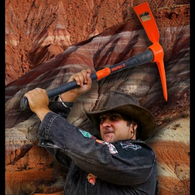 No fossil is safe when Arjan's got his pick axe in hand!