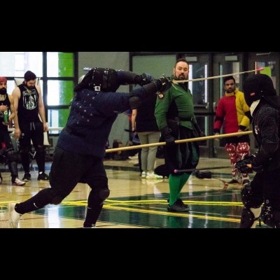 Arjan Mann competing in Military Saber and Longsword HEMA (Historical European Martial Arts) tournaments in Canada and the US