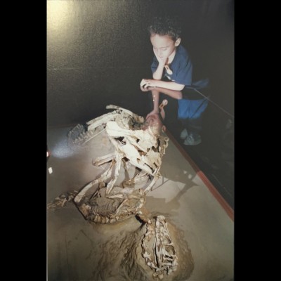 A very young James Napoli pondering his paleo future!