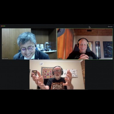 Makoto, Dave, and Ray enjoying their interview